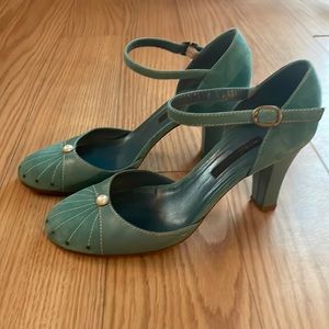Turquoise Marc Jacobs heels
